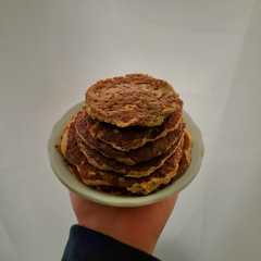 Una foto de Pancakes de manzana verde 🍏