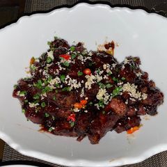 A picture of Chinese Sticky and Sweet Crispy Beef - WOW.