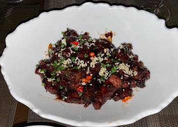 Easiest Way to Prepare Tasty Sticky and Sweet Crispy Beef  WOW