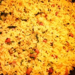 A picture of Methi Lemon Rice.