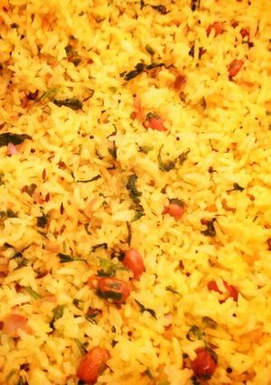 A picture of Methi Lemon Rice.