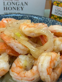 蜂蜜奶油蝦仁 的食譜成品照片