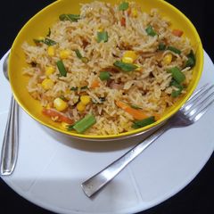 A picture of Veg fried rice.