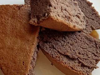 Japanese chocolate cotton sponge cake