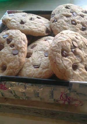Una foto de Galletas con Chispas de Chocolate🍪😋👍