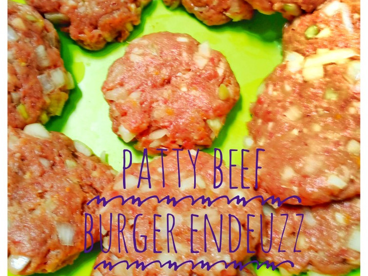 Wajib coba! Resep memasak Patty Burger EndeuZz Ala A.NoviE dijamin lezat