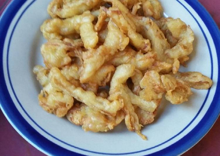 Resep Jamur tiram goreng krispy yang Enak Banget