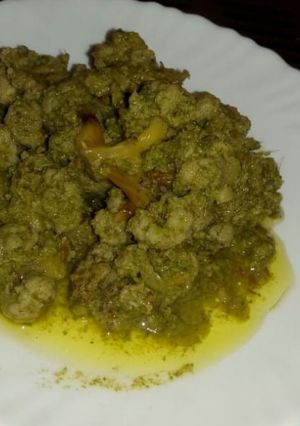 A picture of Cauliflower Green Curry.
