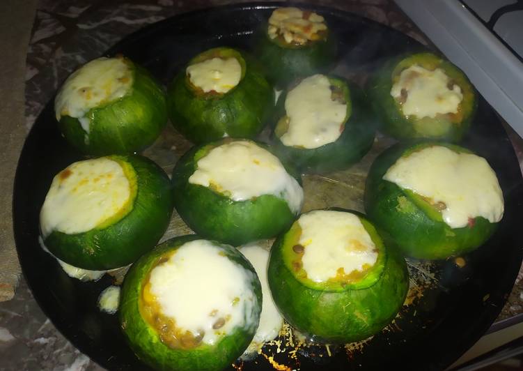 Zapallitos rellenos SIN CARNE
