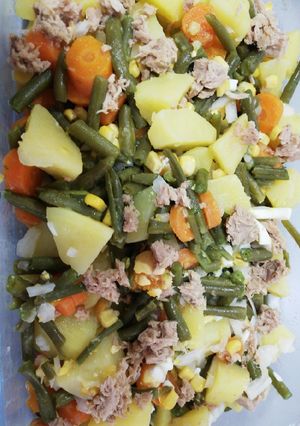 Una foto de Ensalada de verduras ecológicas
