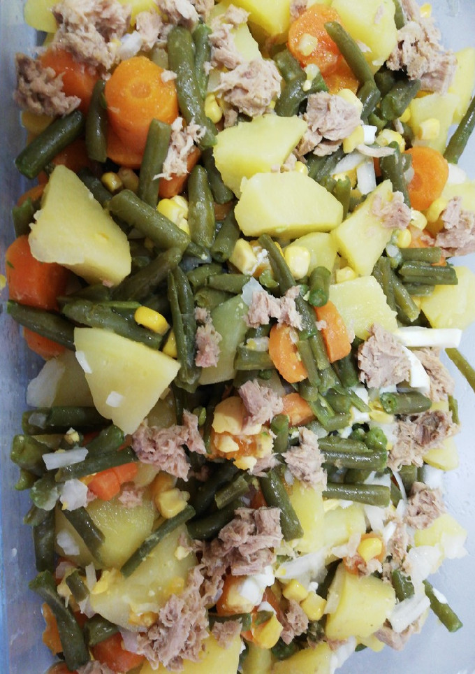 Una foto de Ensalada de verduras ecológicas