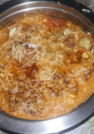 A picture of Malai kofta.