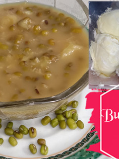 Foto resep Bubur kacang ijo durian