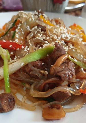 Foto resep Japchae korea #keto #debm