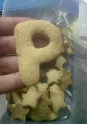 A picture of Eggless Sugar Cookies.