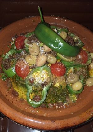 صورة لوصفة طاجين بسردين 😋🇲🇦