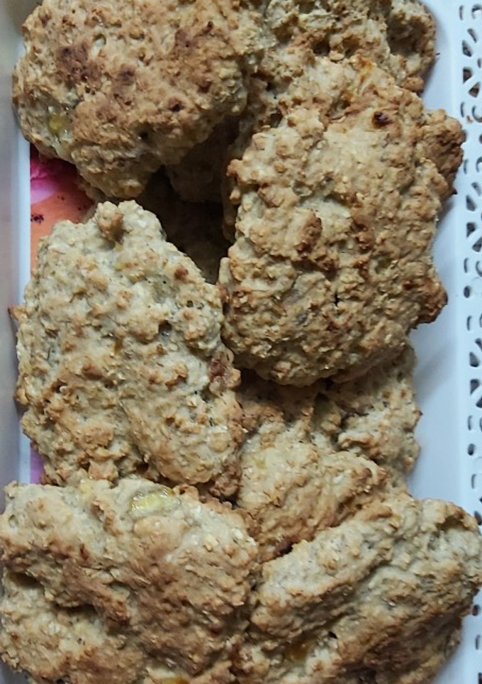 Una foto de Galletas de avena y plátano
