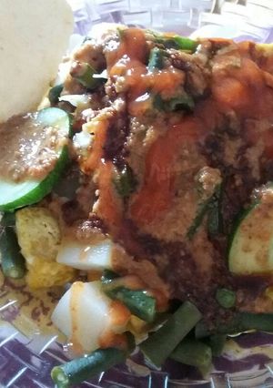 Foto resep Gado gado ala anak kos