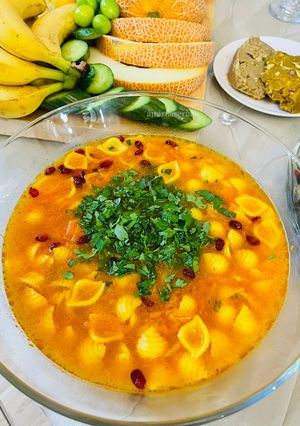 عکسی از دستور سوپ گوش ماهی