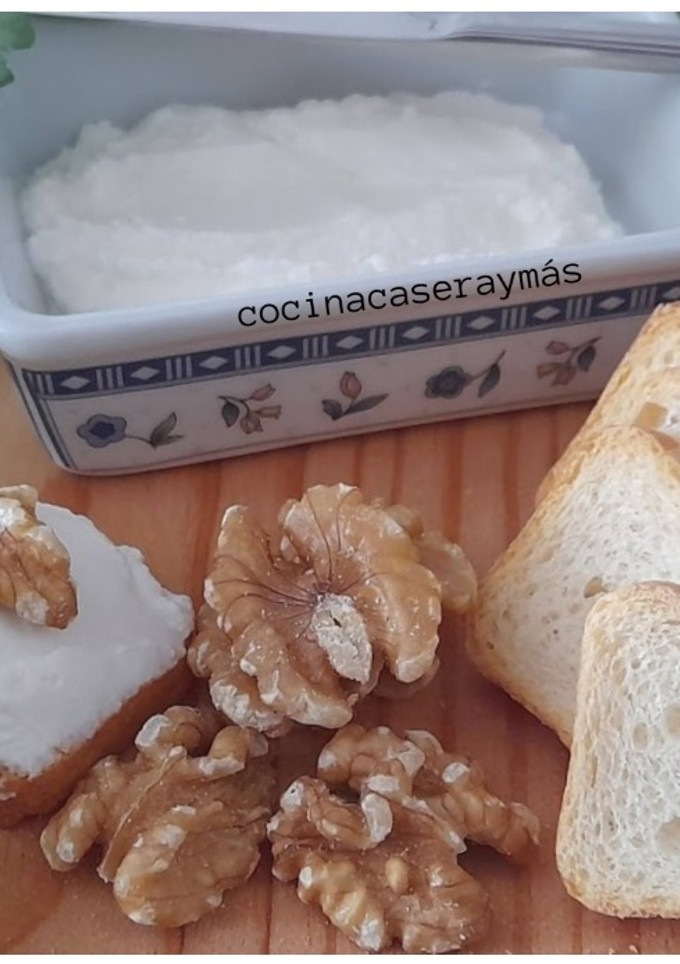 Una foto de Queso crema casero