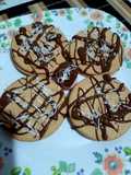 Galleta rellena de malvavisco 4 ingredientes
