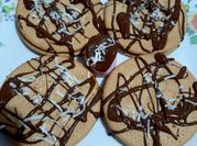 Una foto de galleta dorada