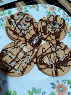 Una foto de Galleta rellena de malvavisco 4 ingredientes
