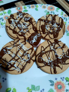Una foto de Galleta rellena de malvavisco 4 ingredientes