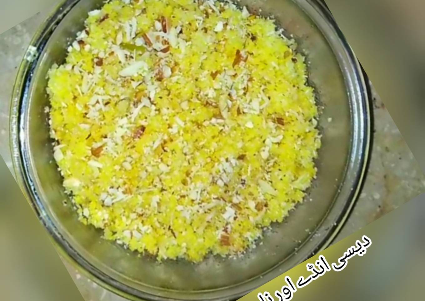 Desi ande aur naryal ka halwa