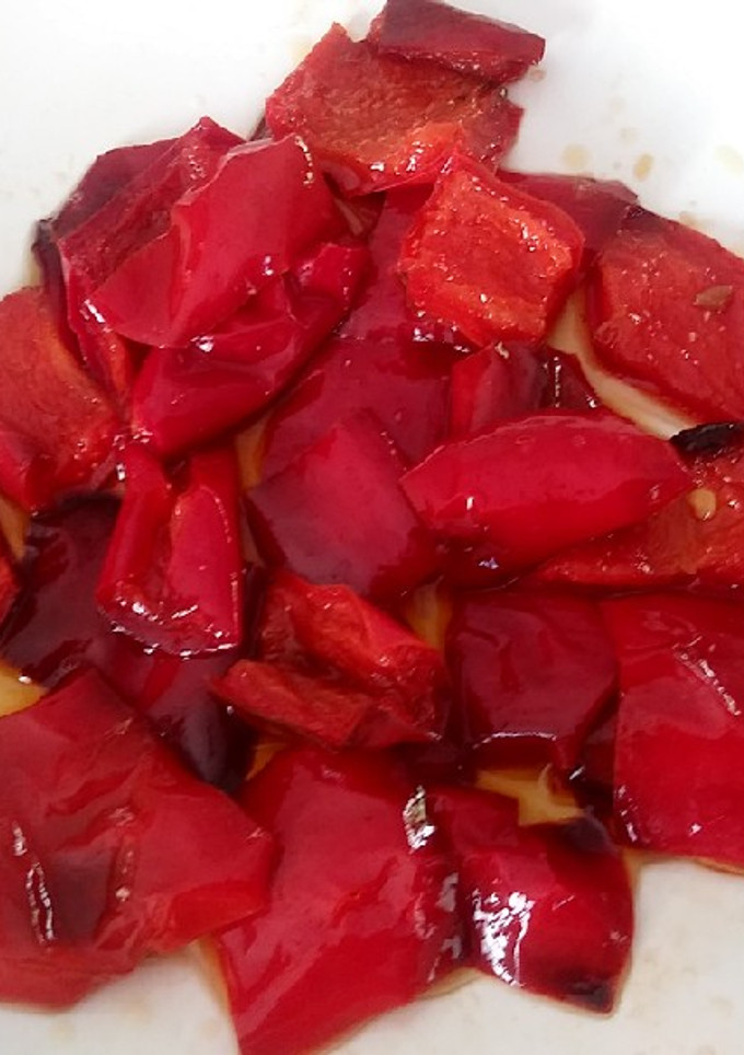Una foto de Sofrito de pimientos rojos