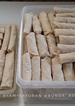 Foto resep Spring Roll Ayam+Sayuran