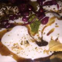 A picture of Chaat Papdi.
