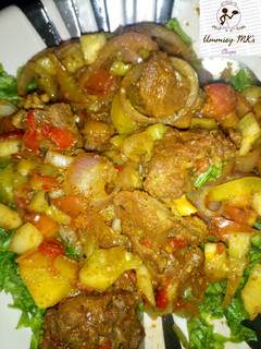 A picture of No oil Meat sauce.