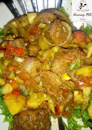 A picture of No oil Meat sauce.
