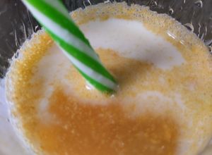 Una foto de Jugo🍯de melón🥛con leche🥛🧋🧃