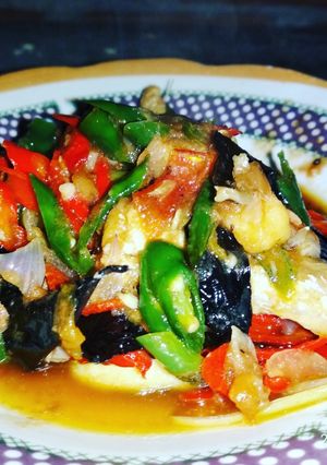 Foto resep Oseng oseng ikan asin cebe ijo
