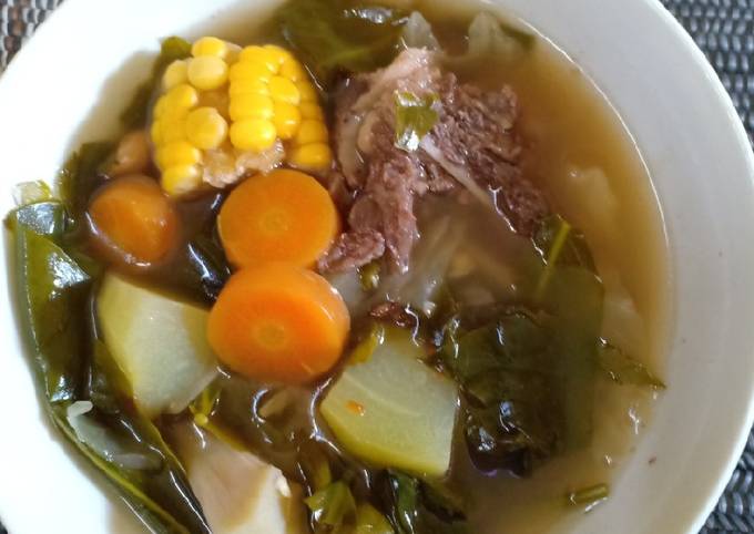 Sayur Asem Tetelan Daging Sapi