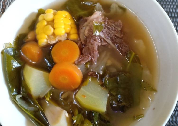 Sayur Asem Tetelan Daging Sapi