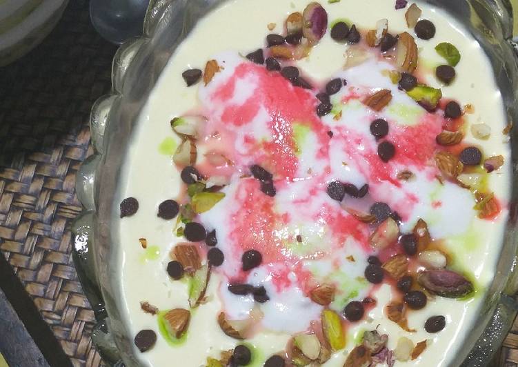 Recipe of Homemade Ice cream delight