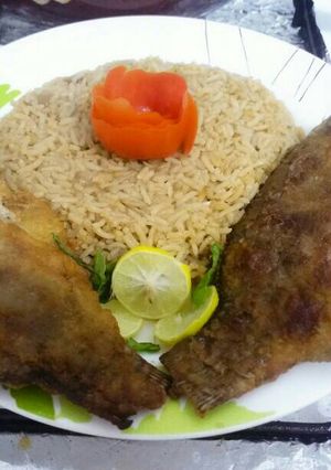صورة لوصفة سمك بلطى مع رز صياديه