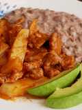 Bistec con papas