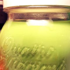 Green Tea Soy Milk Latte A picture of Green Tea Soy Milk Latte.
