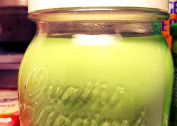 Easiest Way to Recipe Tasty Green Tea Soy Milk Latte