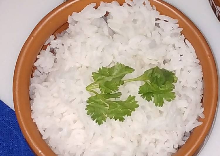 Recipe of Homemade Steamed Rice