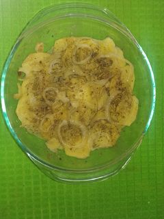 Una foto de Papas a la Boulangère
