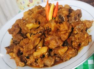 Foto resep Rica-rica ayam merah/ayam petelur spesial khas dayak