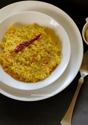 A picture of Bihari style Masala Khichdi.