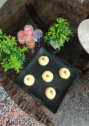 A picture of Quick paneer peda.