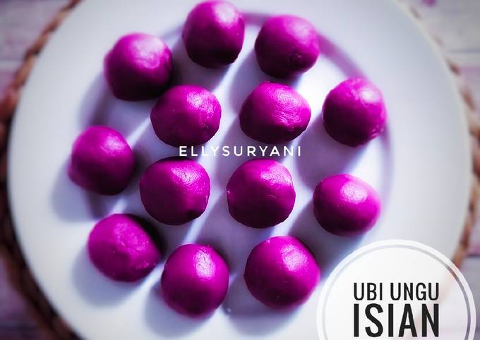 Cara bikin Ubi Ungu Isian Mooncake ala Rumah Kami