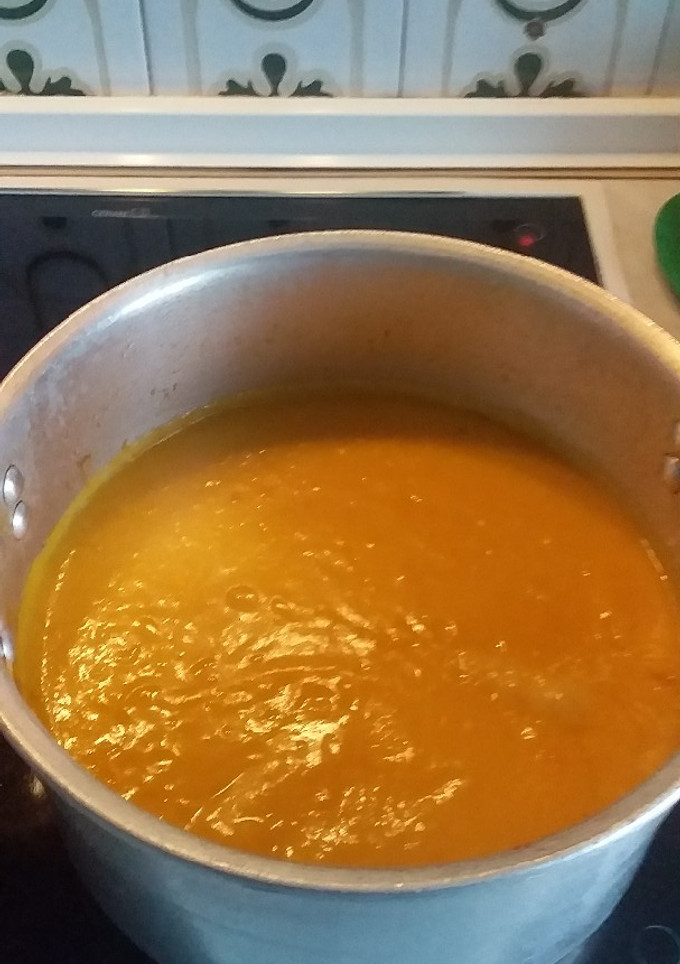 Una foto de Hoy ha tocado hacer crema de calabaza por el chef David rico rico